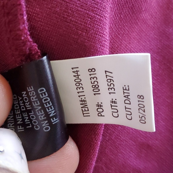 Torrid burgundy purple polka dot skater A line dress size 2 - Picture 12 of 13